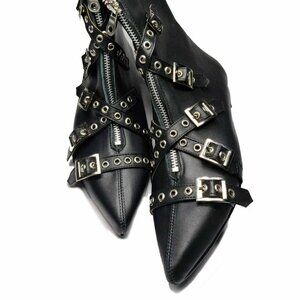 PoisonMX Goth Pikes Winklepicker - Size 11 women - Size 9,5 men